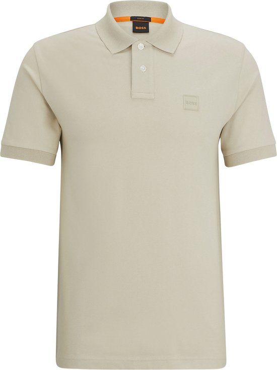 Passenger Poloshirt Mannen - Maat S - Licht beige - Katoen