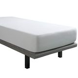 Tural Matrasbeschermer, antibacterieel, waterdicht en ademend, badstof, 100% katoen, 2-pack, afmetingen 90 x 200 cm