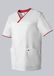 BP 1701-485-2188 Instapjas voor hem en haar, normale pasvorm, 50% katoen/50% polyester, wit/koraal, maat XS