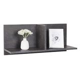 Wandplank RICOO Wandplank 70 x 30 x 22 cm Hangende plank betonlook grijs – WM013-BG