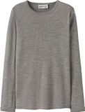 NAME IT NKNWAX WOOL RIB LS TOP - Unisex - Lange mouwen shirts - Wol - Maat 146/152 - Satellite