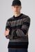 Levi's sweater met ronde hals - Hommes - L - Multicolore / Elias Geo Fairisle Jet Black