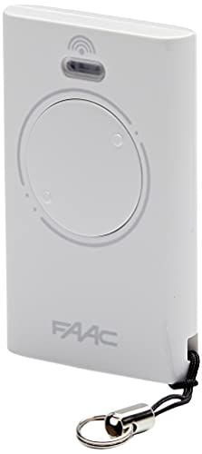 FAAC 787007 XT2 433 SLH afstandsbediening, 2-kanaal, 433 MHz, wit