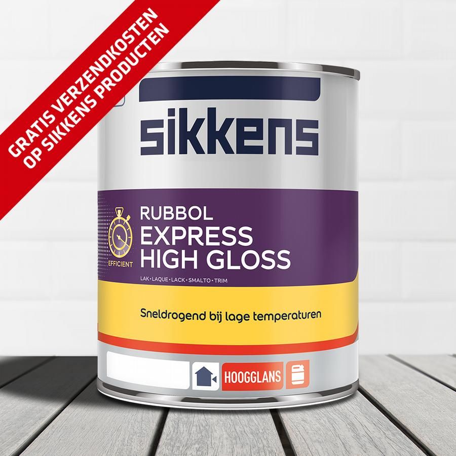 Sikkens Express High Gloss 2.5 liter op wit - 8711115334080