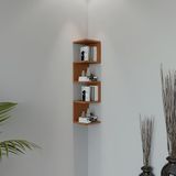 Elegant Walnoot Wandplank, 120 cm x 30 cm x 30 cm | 100% Melamine gecoat deeltjesbord, 18 mm dik | Perfect voor moderne woondecoratie en opslag