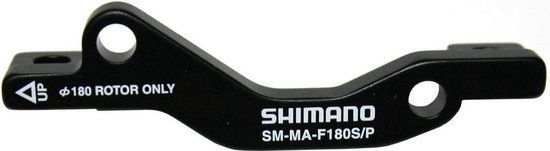 Shimano IS/PM Schijf Adapter Voor 180 mm Zwart
