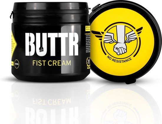BUTTR Fisting Crème - Glijmiddel voor Anale Penetratie - Extra Gladde en Dikke Crème - In Handige Pot - 500ml