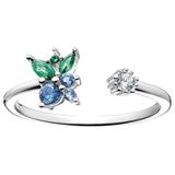 Thomas Sabo Dames Ring Zilver 925 Sterling Zilver TR2351-166-7-52