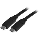 StarTech.com USB-C kabel met Power Delivery (5A) M/M 4 m USB 2.0 zwart