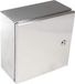 RS PRO Roestvrijstalen wandbehuizing IP66, HxBxD 300 mm x 300 mm x 150 mm