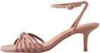 Next - Dames - Forever Comfort® sandalen met hak en metalen details - Huidkleur