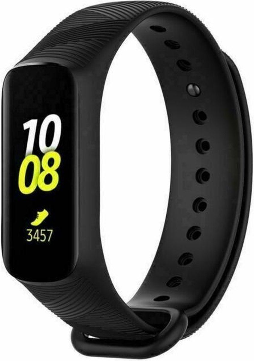 Strap-it Samsung Galaxy Fit e siliconen bandje - zwart