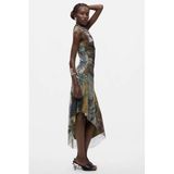 Desigual asymmetrische jurk met print - meerkleurig