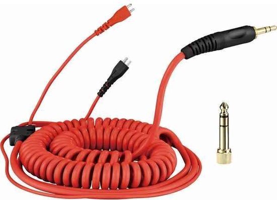 Zomo Zomo HD 25 Spiral Cord Red DeLuxe krulkabel voor Sennheiser HD 25