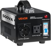 VEVOR Spanningsomvormer Transformator 500VA Omvormer 110V Naar 220V/220V Naar 110V