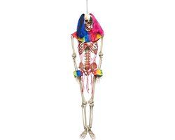 Boland Circus Skelet - 160 cm - Halloween Decoratie - Horror Clown - Hangende Versiering