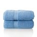 ALCLEAR comfort badstof handdoek set absorberend 100% Ökotex katoen, badstof serie in 6 kleuren en 5 maten, kleur: jeansblauw, 2x saunahanddoeken 70x200 cm