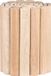 Tuindeco Rolborder hardhout 180 cm x 30 cm