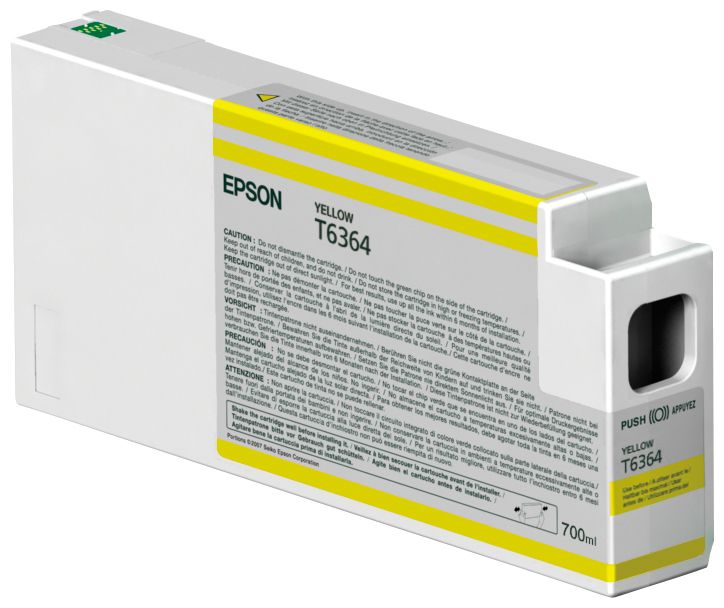 Epson T6364 - Yellow Ink Cartridge - 700ml - C13T636400