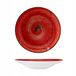 Wilmax Diepe Porseleinen Kom 25,5cm Rood 350ml