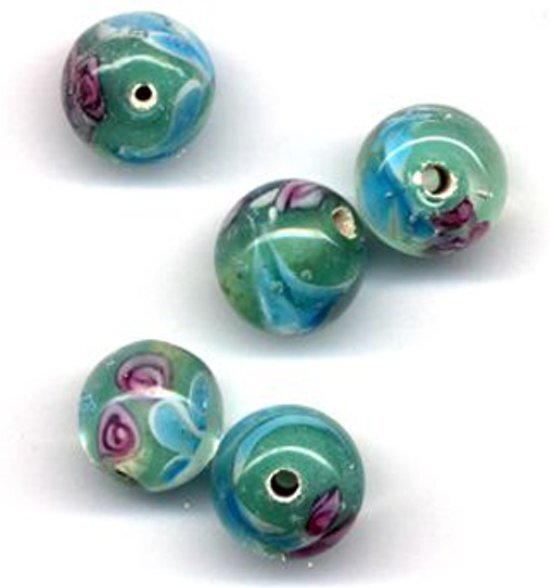 Top-Hobby 30 Stuks Hand-made Jewelry Beads - Licht Blauw - 12mm