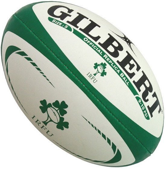 Gilbert Ireland Official Replica rugbybal maat 4