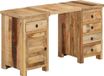 Maison Exclusive - Bureau À Caissons Bois De Manguier Massif 140x50x77 cm