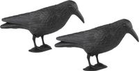 Merkloos / Sans marque Interbosch B.V. Set van 5x stuks zwarte decoratie raven/kraaien 38 cm - Halloween/horror versiering