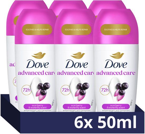 Dove Advanced Care Açai Berry anti-transpirant deodorant roller - 6 x 50 ml
