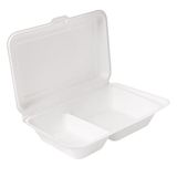 schelpen, Bionic schelpen, 2 Compart, 940 ml, 25,5 x 16,5 x 7 cm, wit