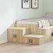 vidaXL Opbergkast Sonoma Eiken 108 x 41 x 40 cm