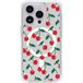 OtterBox Symmetry+ doorzichtige hoes voor iPhone 14 Pro voor MagSafe, schokbestendig, valbestendig, dunne beschermende hoes, 3x getest volgens militaire standaard, CHERRY ON TOP