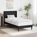 Maison Exclusive - Cadre de lit avec bandes lumineuses LED, noir, 90 x 190 cm, simili cuir