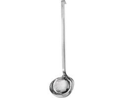 HENDI Soeplepel – non-drip schenkrand – extra zwaar roestvaststaal – 0,75L – vaatwasmachinebestendig
