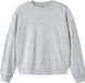 TWO SOON NAME IT TAFCOX LS SHORT LOOSE SWEAT BRU NOOS Dames Sweater M Lichtgrijs Melange