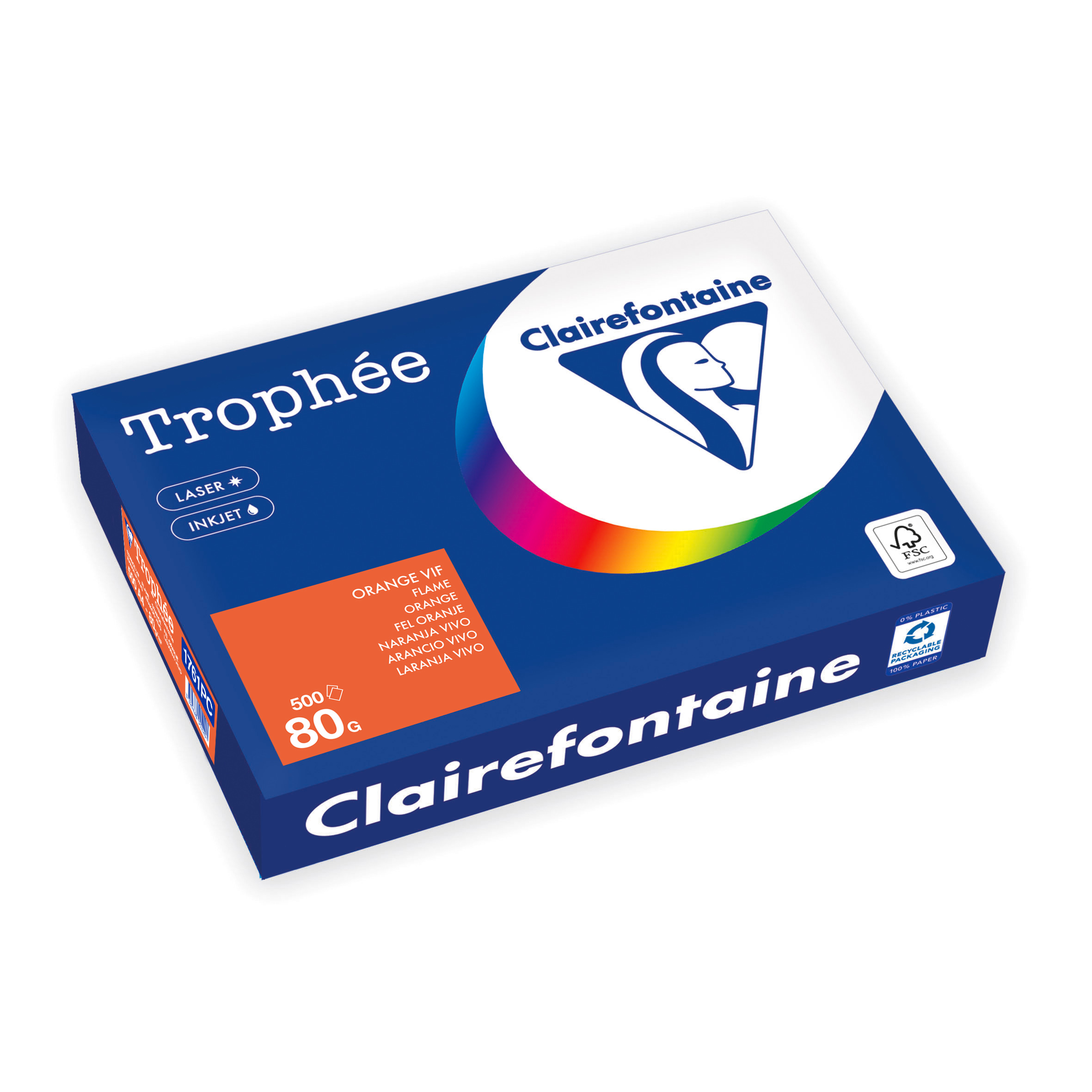 Clairefontaine Clairefontaine Trophée Gekleurd Papier A4 80 g/m²