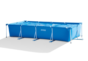 Intex Rectangular Frame Pool - 450 x 220 x 84 cm - Blue