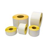 Emerson Thermische etiketten op rol, 58 x 60 mm, 500 stuks per rol, zelfklevende etiketten voor thermische printers, stickers om te etiketteren, zelfklevende etiketten, wit
