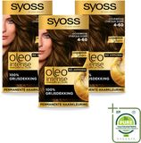 SYOSS Oleo Intense 4-60 Brun doré Cheveux colorant - 3 Pièces