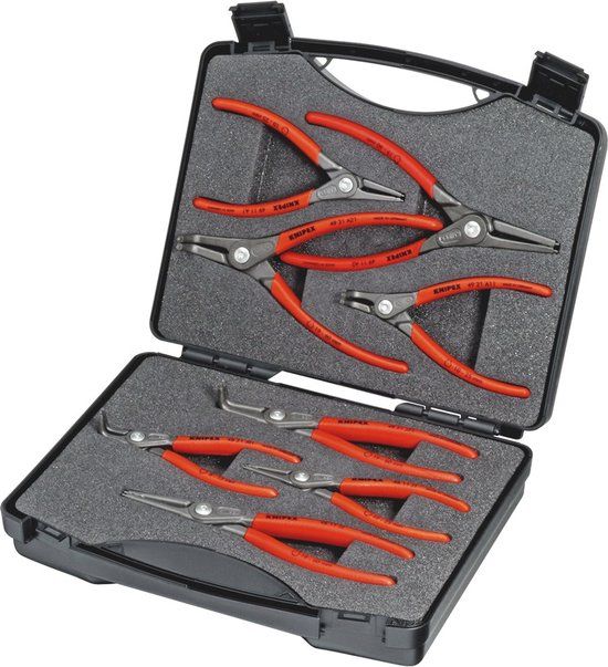 Knipex 002125 Precisie Borgveertangenset - 8-delig