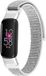 Strap-it Fitbit Luxe nylon bandje - zeeschelp