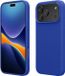 kwmobile telefoonhoesje geschikt voor Apple iPhone 17 Pro Max - Hoesje met siliconen coating - Smartphone case in Baltisch blauw
