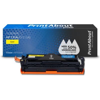 PrintAbout Huismerk HP 131A (CF212A) Toner Geel | Compatible