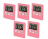WTD Deutschland Icecat Set van 5 digitale timers, alarmklokken, roze