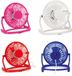 Merkloos USB Ventilator - Roze