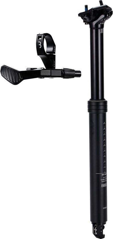 BBB Cycling LiftPost Verstelbare Zadelpen Dropper Post Ø31.6 mm - Zwart - 410 mm - Ebike, MTB & Racefiets - BSP-51