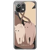 ERT GROUP mobiel telefoonhoesje voor Xiaomi 11 LITE 4G/5G origineel en officieel erkend Babaco patroon Cats 002, gedeeltelijk bedrukt