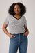 Levi's T-shirt met V-hals (grote maat) - Women's - 3X - Veelkleurig / Caviar Stripe