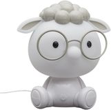 Home Deco Kids Nachtlampje - schaap - USB - oplaadbaar - aan/uit knop - wit - 25 cm - kinderkamer