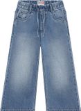 Noppies Broek wide leg - Washed Blue - Maat 128